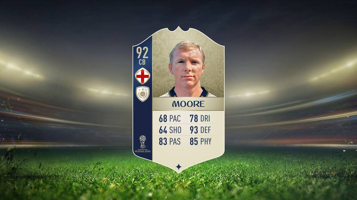 Bobby Moore - England - Gesamtstärke 92