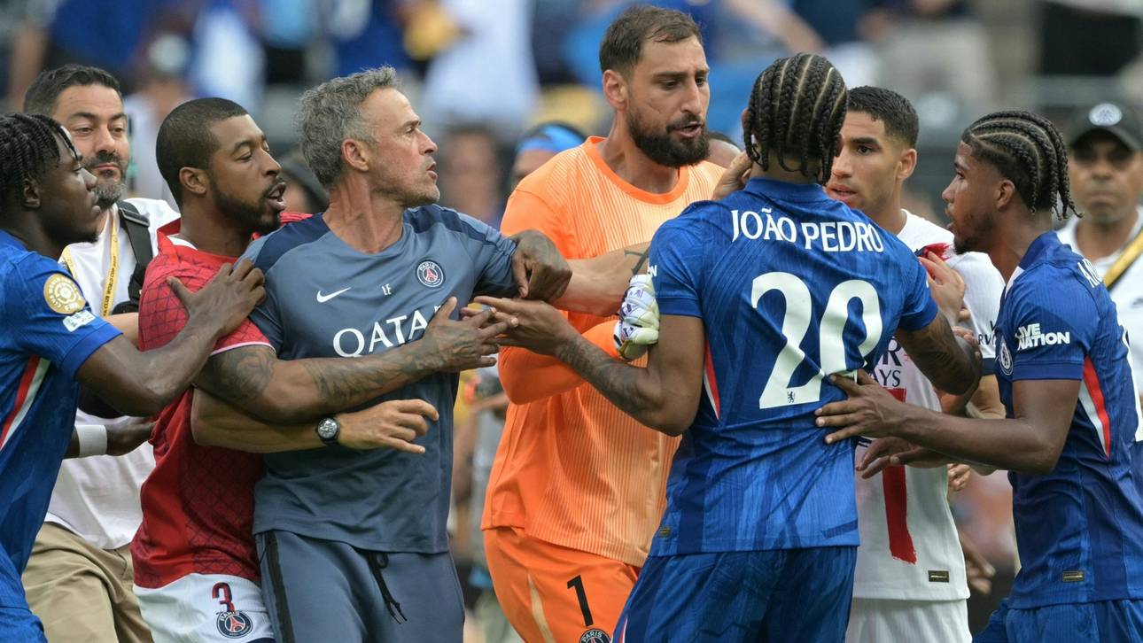 Handgemenge nach Klub-WM-Finale: Enrique trifft João Pedro