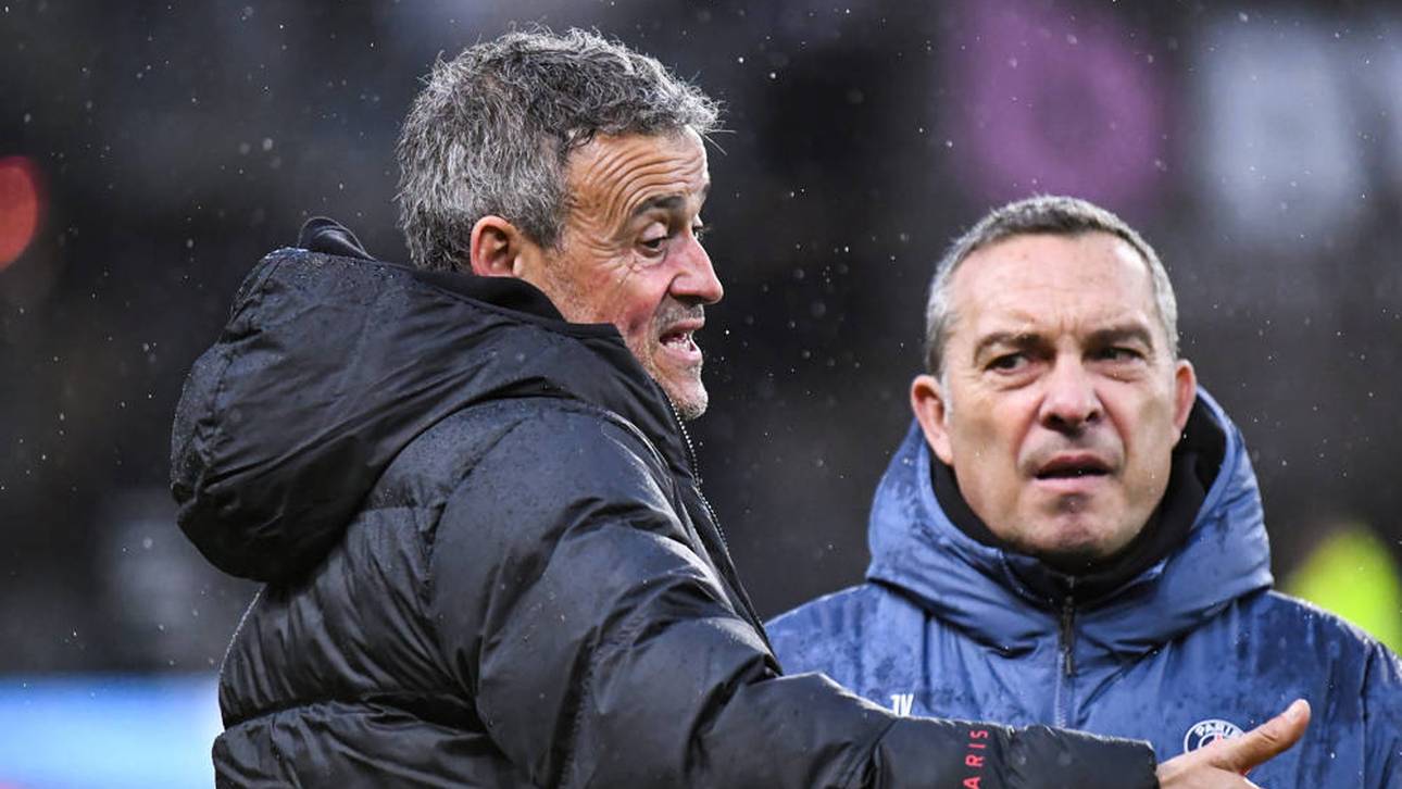 Luis Enrique war nach der Pleite gegen Rennes bedient