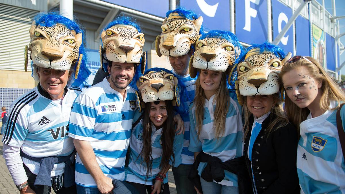 Argentiniens restliche Fans präsentieren sich kreativ
