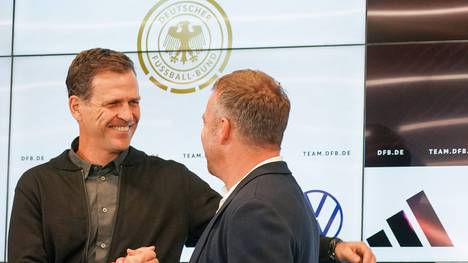 Nach der Entlassung von Nationalmannschafts-Manager Oliver Bierhoff äußert sich Hansi Flick zu diesem Thema 