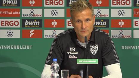 Leipzig-Coach Domenico Tedesco und Ottensen-Trainer David Bergner äußern sich zu der Verlegung des Spielorts im DFB-Pokal.