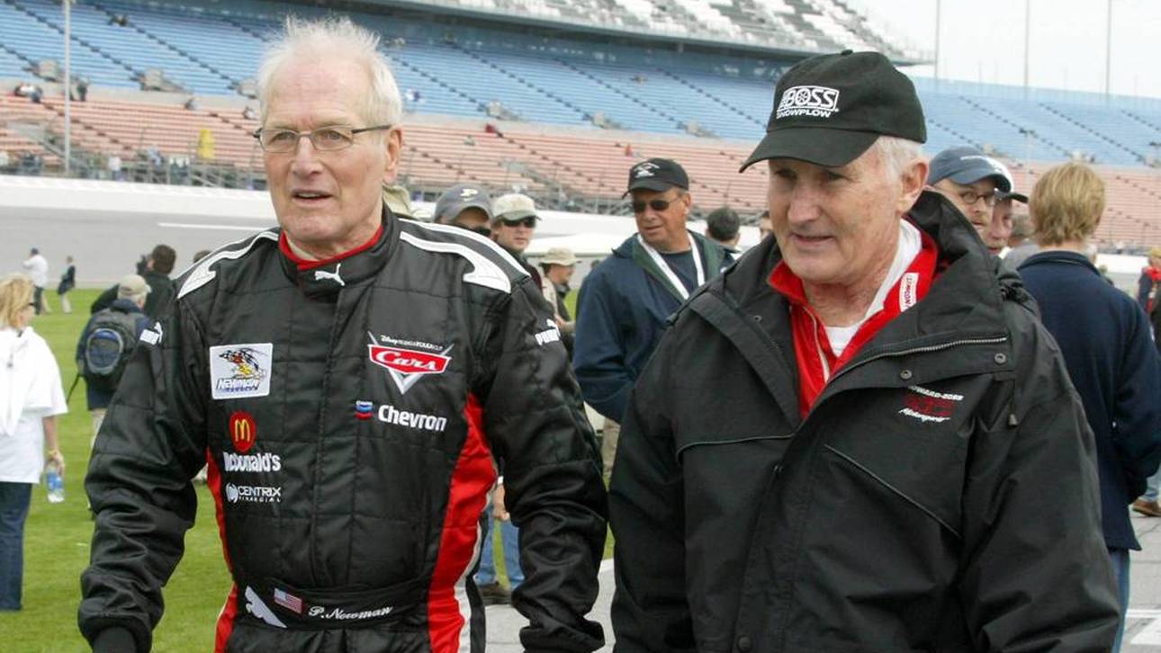 Paul Newman streifte auch noch im hohen Alter den Rennanzug über