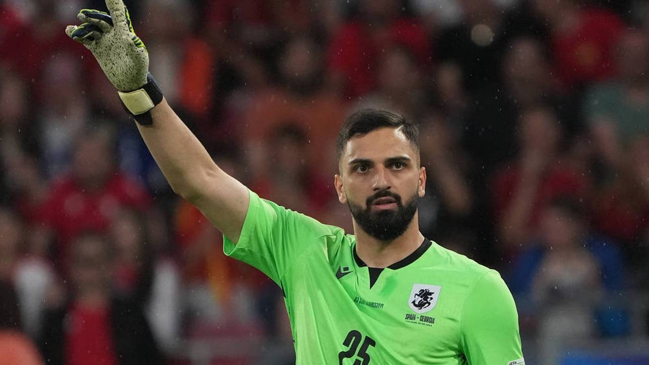 Giorgi Mamardashvili schied mit Georgien im EM-Achtelfinale aus