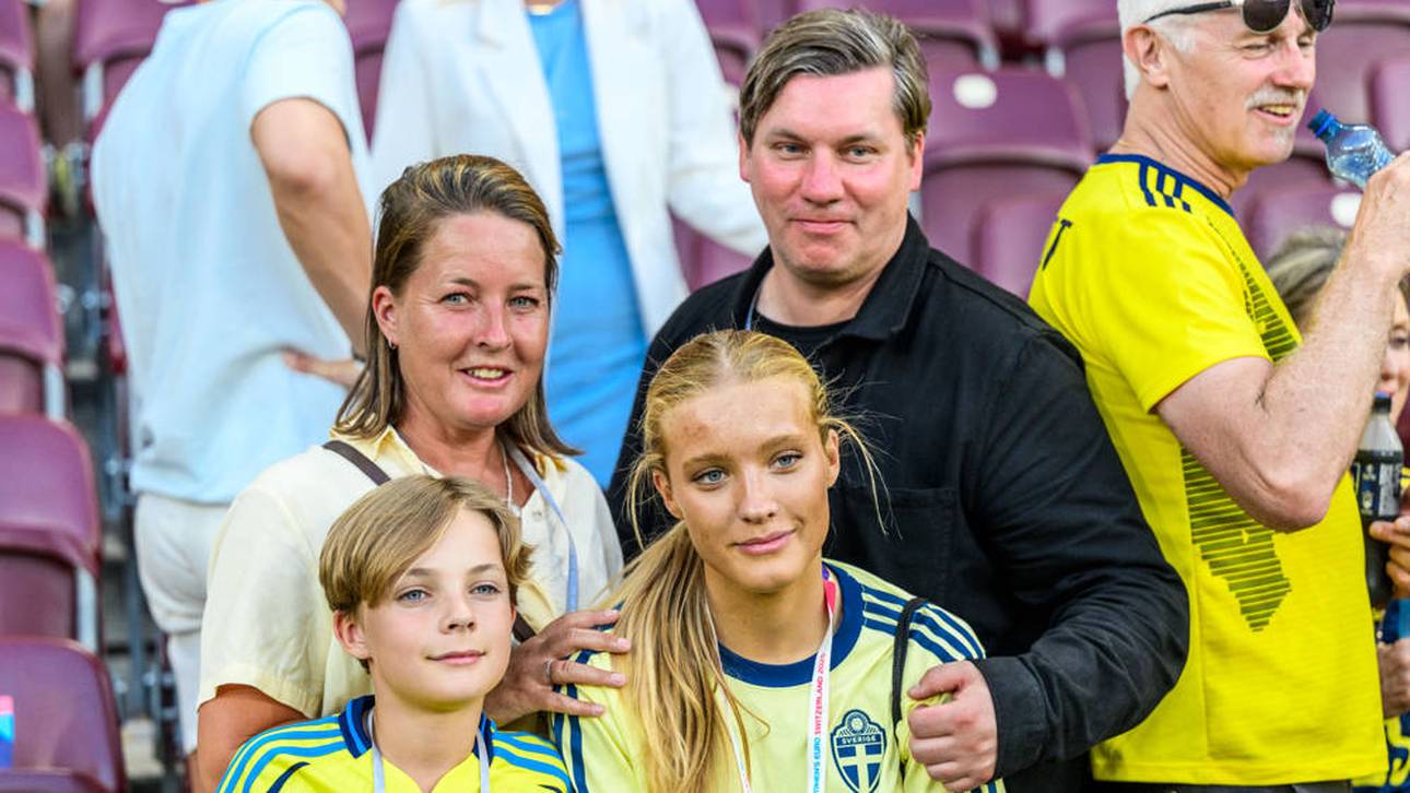 Smilla Holmberg mit ihrer Familie