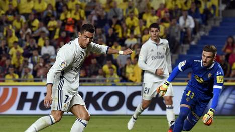 Cristiano Ronaldo spielte gegen Las Palmas schwach