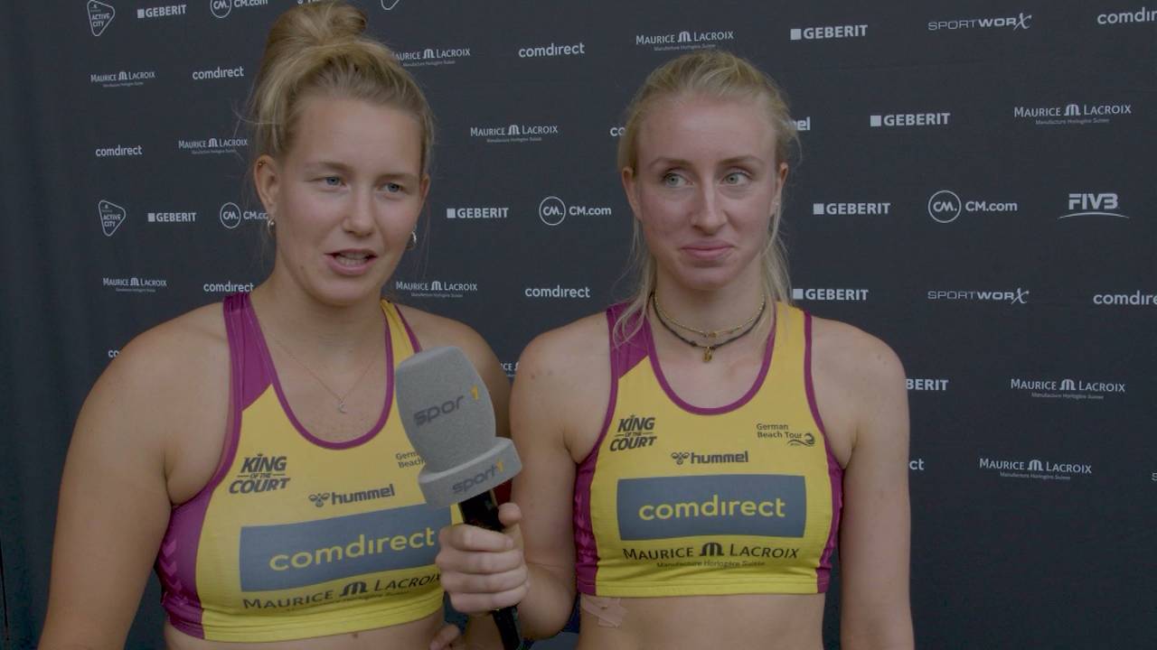 Tabea Schwarz und Giulia Deißenberger euphorisiert von der German Beach Tour