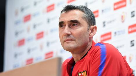 Ernesto Valverde ist seit Sommer 2017 Trainer des FC Barcelona