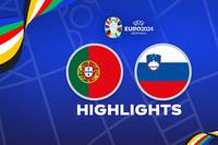 Portugal - Slowenien: Tore und Highlights | EURO 2024