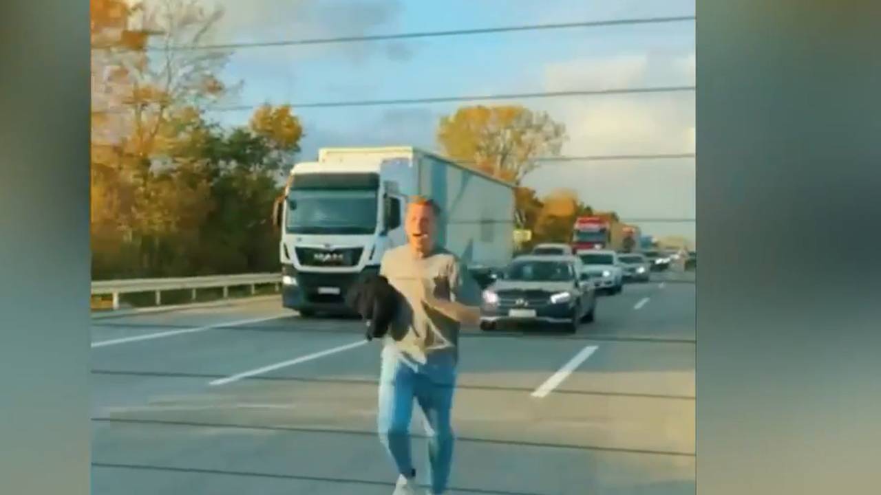 Marcel Halstenberg sorgt für wilde Szenen auf der Autobahn