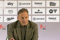 Bei der Pressekonferenz der DFL zur neuen Rechtevergabe der Bundesliga spricht DFL-Präsidiumssprecher Hans-Joachim Watzke über die Strahlkraft der Rechteeinnahmen in Europa. 