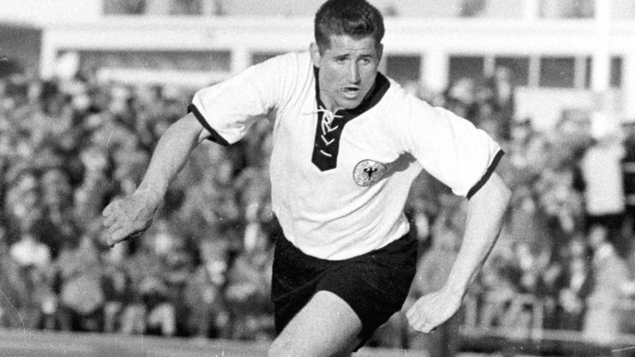 Helmut Rahn während der WM 1958