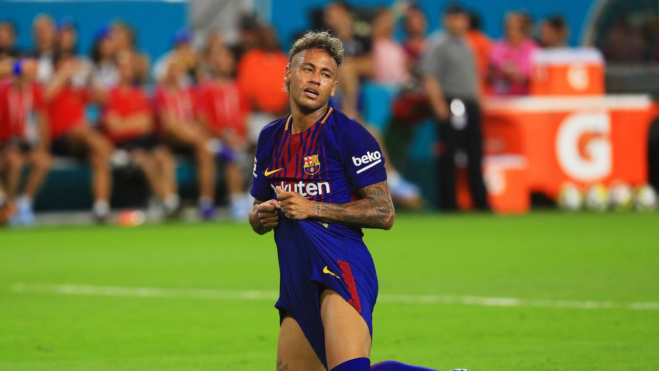 Neymar zurück in Barcelona