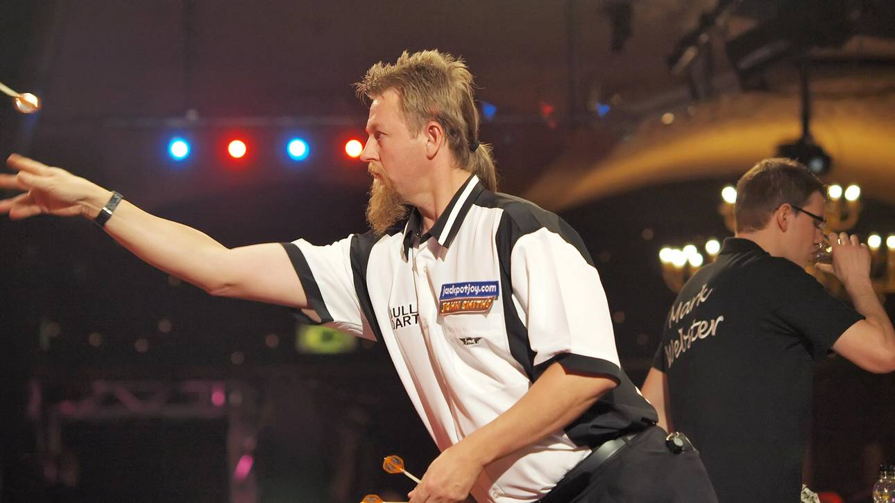 Simon Whitlock traf im Finale der BDO-WM 2008 auf Mark Webster