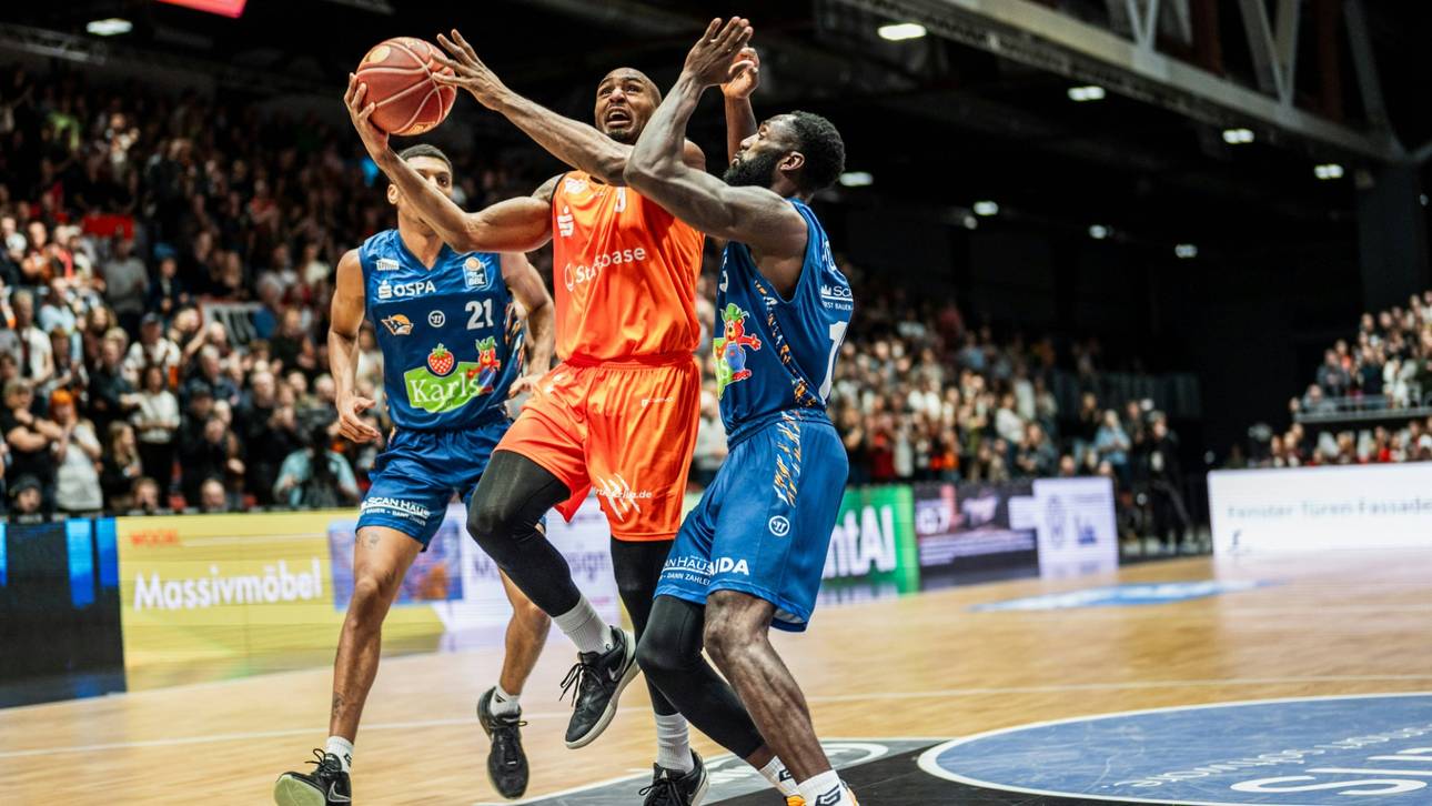 Chemnitz vorerst Tabellenführer der Basketball-Bundesliga