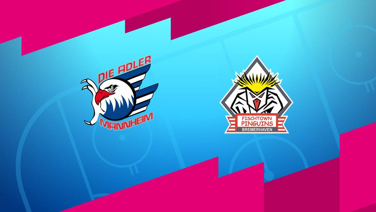Adler Mannheim - Pinguins Bremerhaven (Highlights)