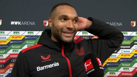 Jonathan Tah könnte Bayer Leverkusen am Saisonende ablösefrei verlassen. Auf die Frage zu seiner Zukunft scherzt der Abwehrchef.