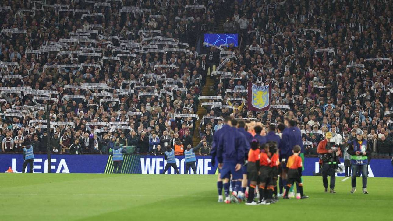 Beim Duell PSG vs. Aston Villa wurde die falsche Hymne gespielt