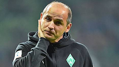Trainer Viktor Skripnik verlor mit Werder Bremen beim MSV Duisburg