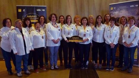 Bei der Rallye Spanien wachen Damen über das Rallyegeschehen