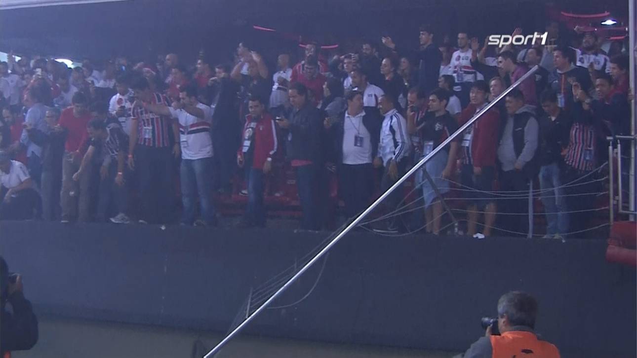 Zaun bricht – Fans stürzen in die Tiefe