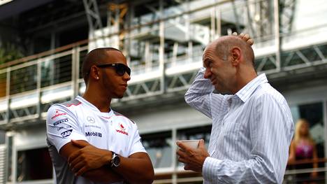 Adrian Newey hätte Lewis Hamilton gerne bei Red Bull gesehen