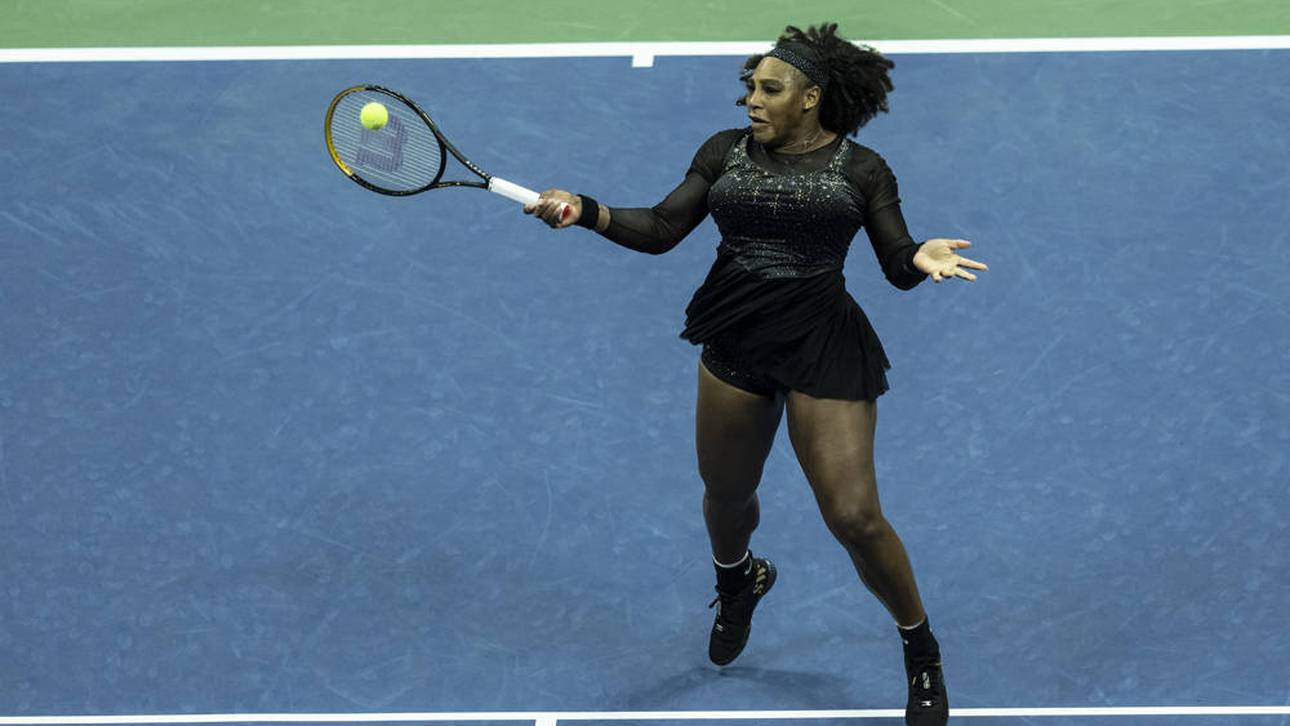 Serena Williams bei ihrem eigentlichen letzten Match bei den US Open 2022