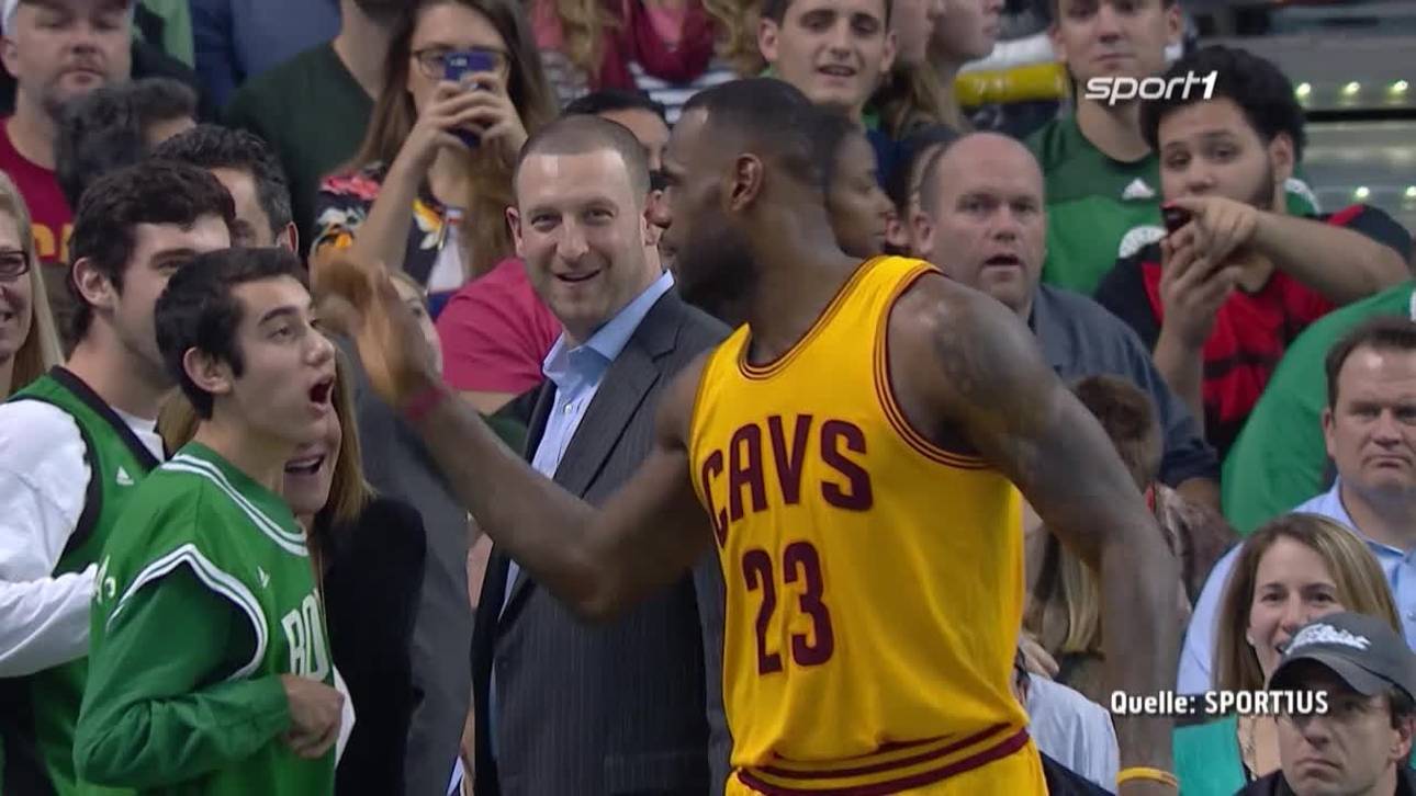 James beglückt Fan nach Hass-Duell