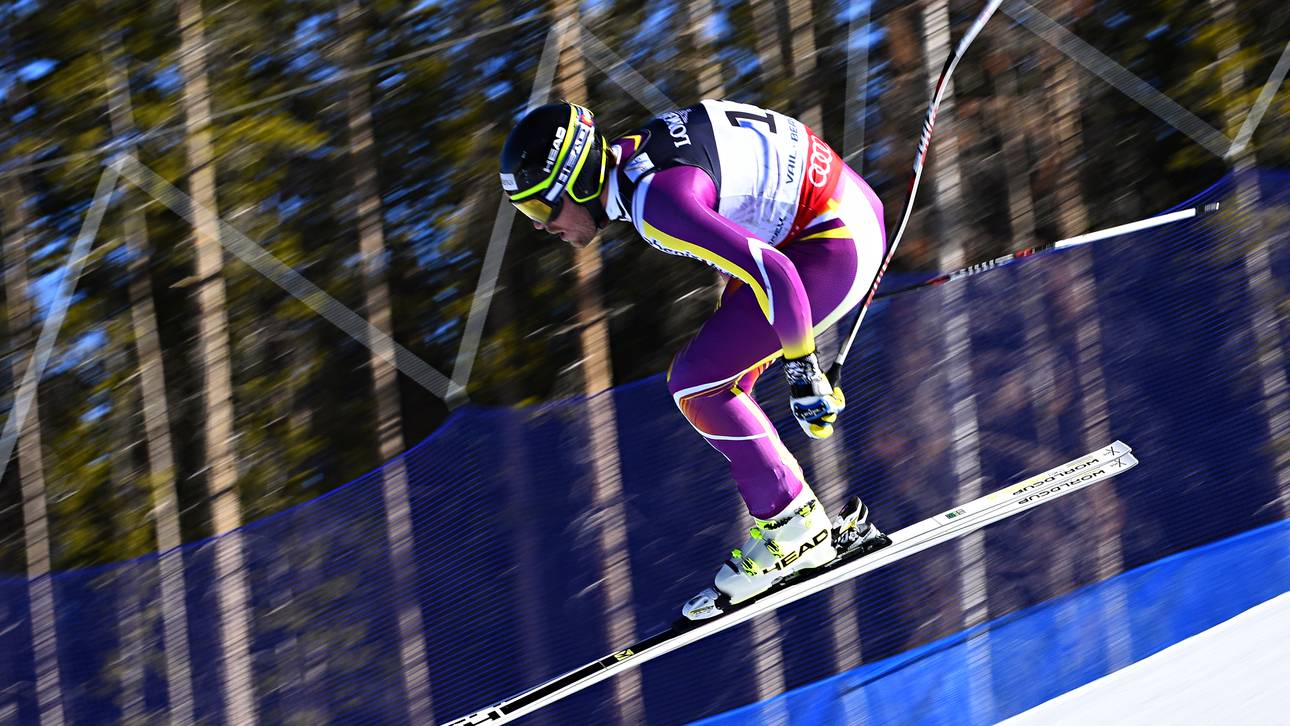Jansrud bei Abfahrtstraining vorne