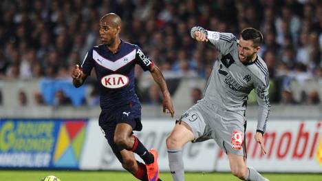 Olympique Marseille um Andre-Pierre Gignac (r.) kassiert die neunte Saisonpleite