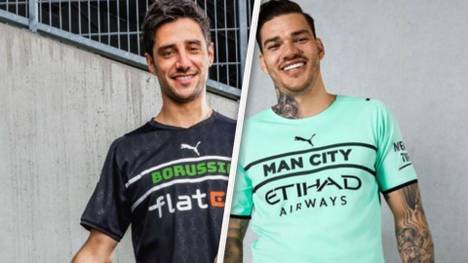 Ausrüster Puma hat die dritten Trikots von zehn international bekannten Klubs präsentiert. Doch das einheitliche Design kommt bei den Fans von Gladbach, Manchester City und Co. alles andere als gut an.