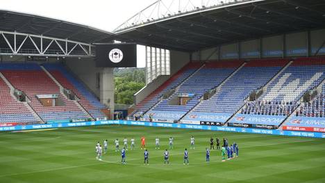 Zweitligist Wigan Athletic soll die Saison noch zu Ende spielen