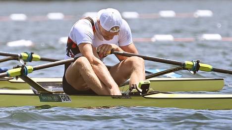 Oliver Zeidler ist nach dem Zieleinlauf im Halbfinale frustriert