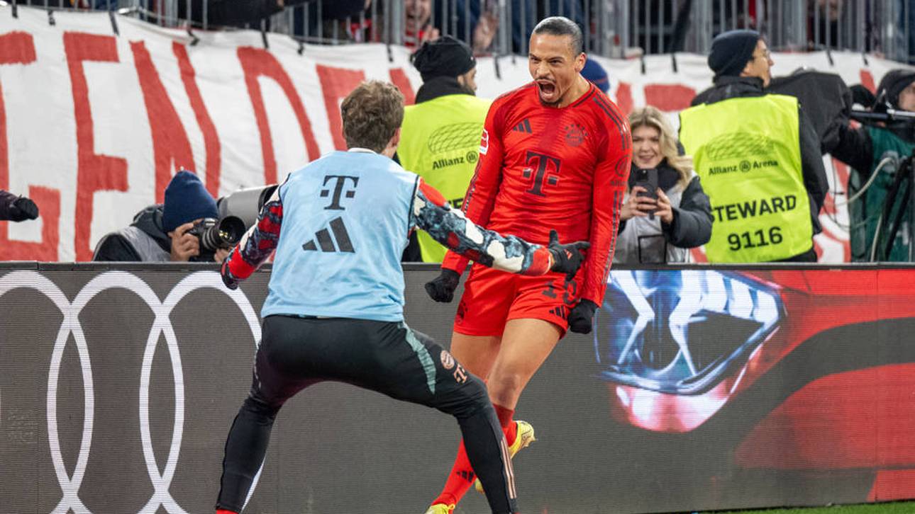 Leroy Sané und Thomas Müller bejubelten den Treffer zum zwischenzeitlichen 4:1