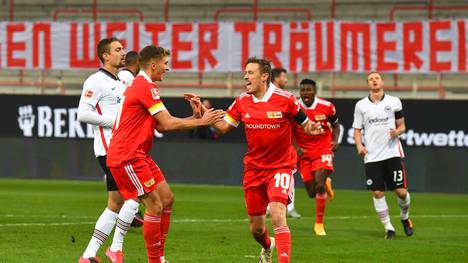 Max Kruse erzielte zwei Treffer für den 1. FC Union Berlin beim Remis gegen Eintracht Frankfurt