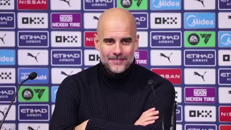 Nach der über viermonatigen Verletzungspause war Kevin De Bruyne gegen Sheffield zum ersten Mal wieder im City-Kader. Trainer Pep Guardiola ist froh, dass auch Erling Haaland bald wieder zurück ist.