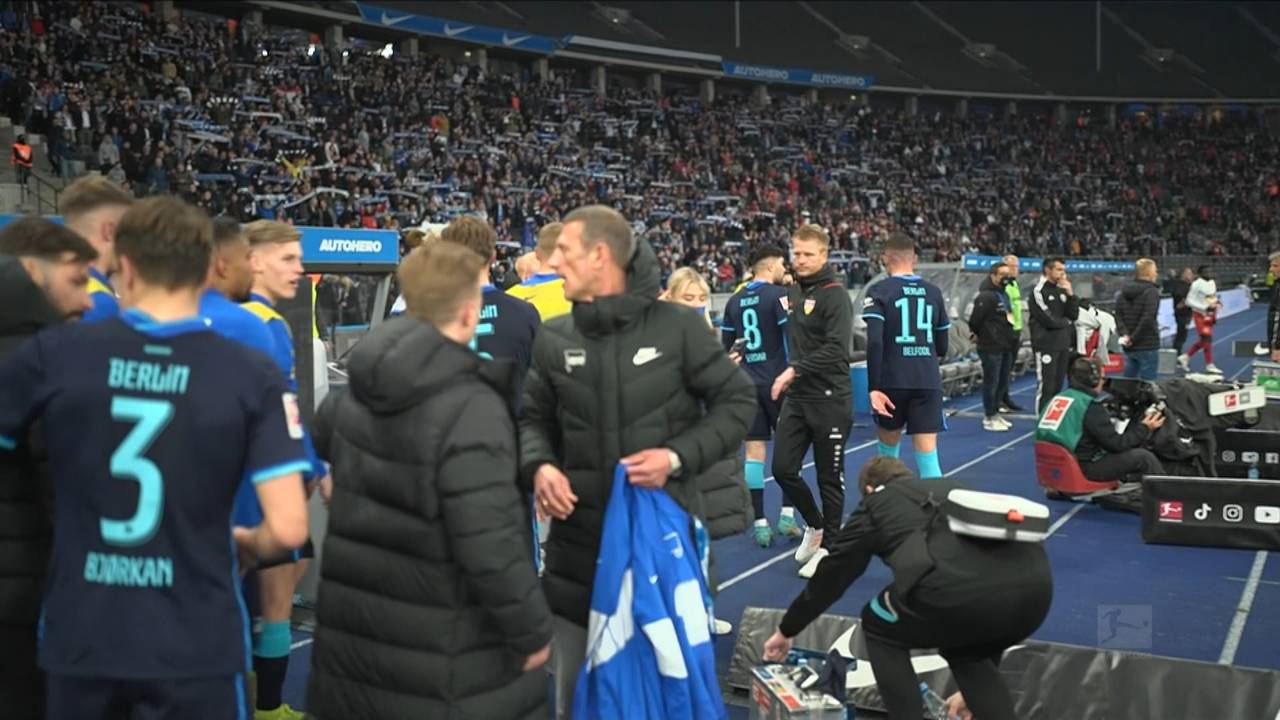 Hertha-Spieler bleiben Fans fern