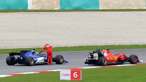 Nach dem Rennen in Malaysia kollidierten Sebastian Vettel und Lance Stroll