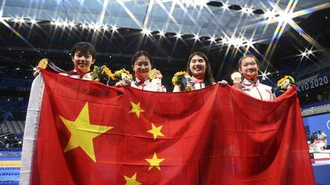 Vor den Olympischen Spielen 2021 sollen mehrere chinesische Schwimmer positiv auf Doping getestet worden sein