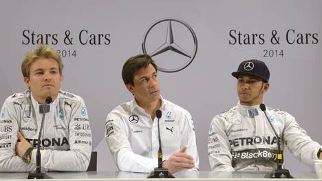 MERCEDES-Formel1-Toto Wolff-Nico Rosberg-Lewis Hamilton