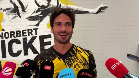 Mats Hummels spricht nach seinem Abschiedsspiel für Borussia Dortmund über seine Emotionen.