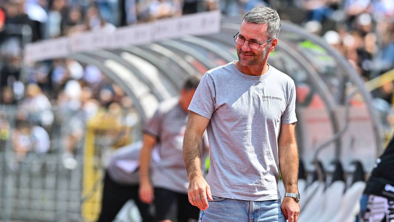 Michael Wiesinger freut sich über seinen Neuzugang Konstantinos Karandrikas