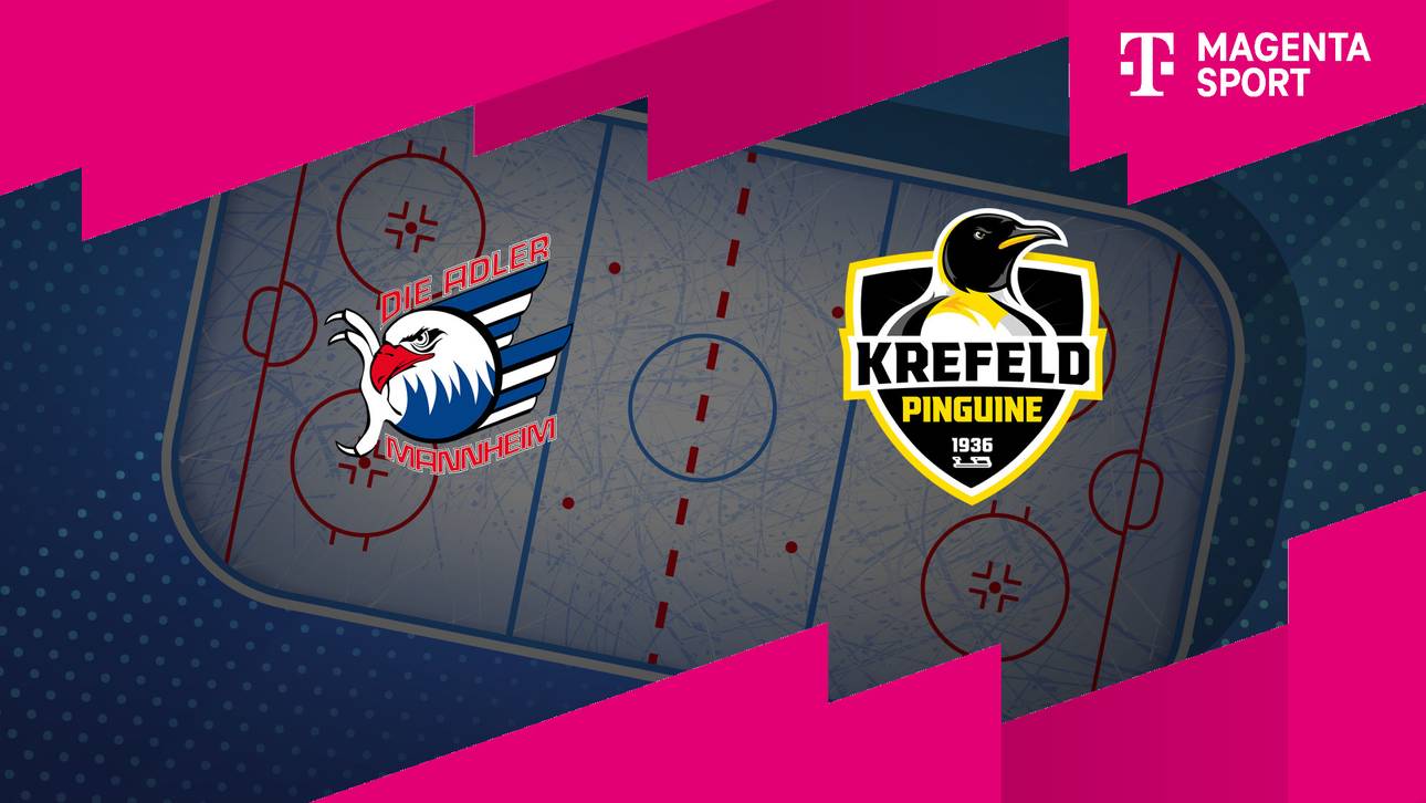 Adler Mannheim – Krefeld Pinguine (Highlights)