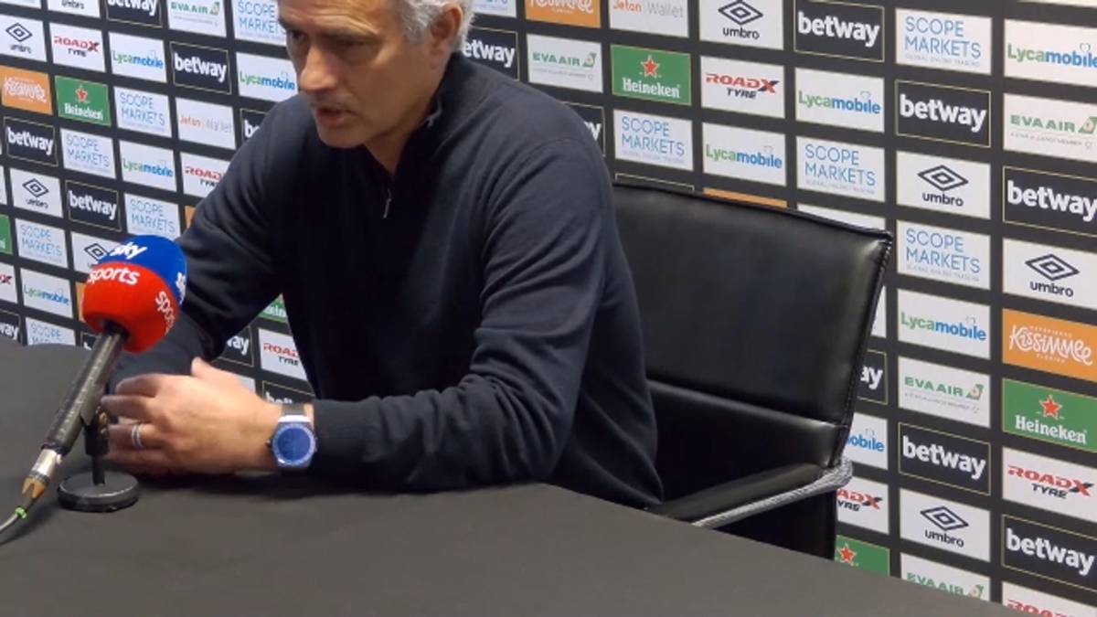 Trainer José Mourinho von Tottenham mit Arroganzanfall trotz Krise