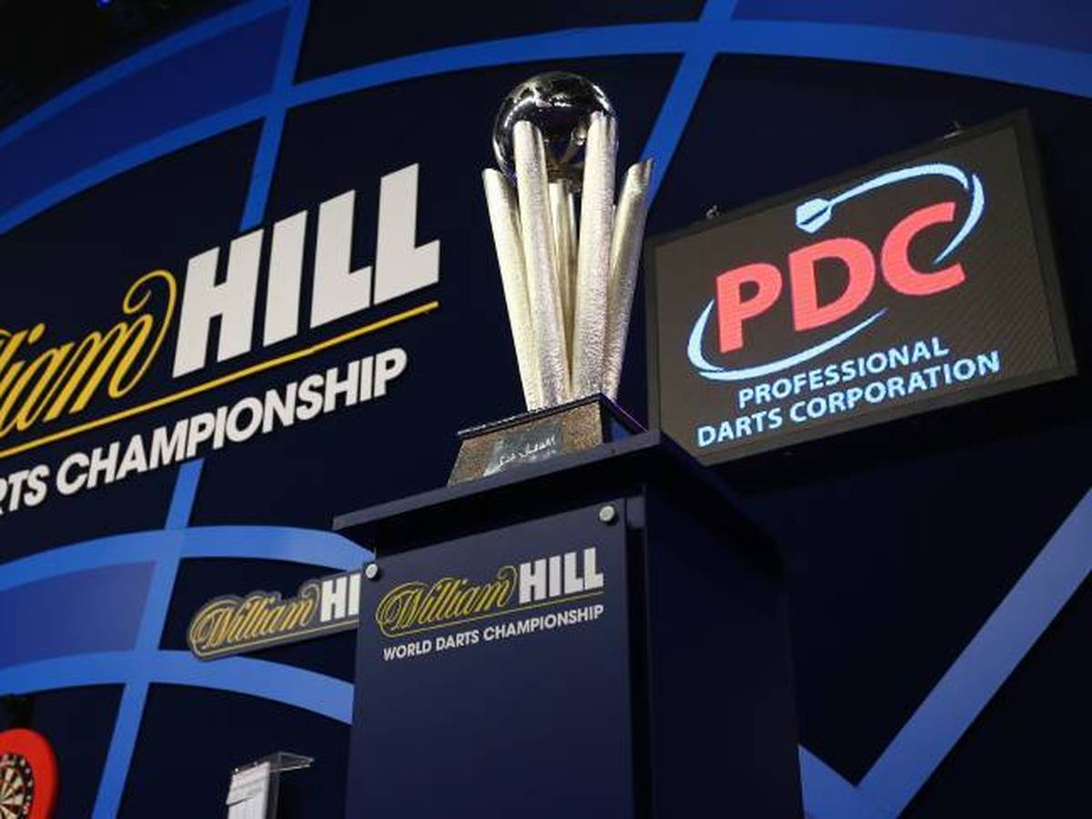 PDC Darts WM 2020 Ally Pally Original 180er Schilde William Hill NEU 