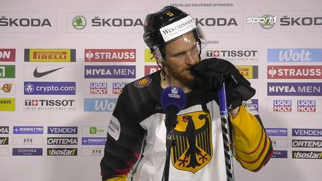 Die deutsche Eishockey-Nationalmannschaft kann sich nicht mit der Bronzemedaille bei der WM belohnen - Korbinian Holzer, Marcel Noebels und Toni Söderholm stellen sich den SPORT1-Fragen.