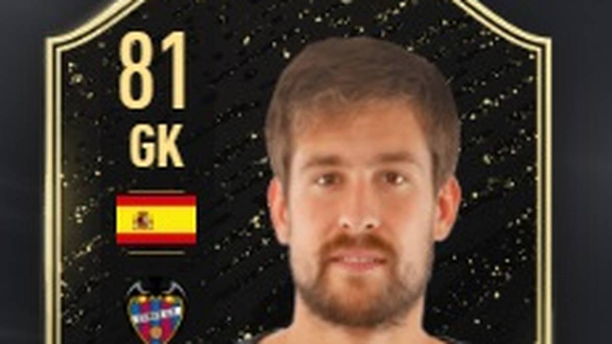 Aitor Fernández (Levante UD), Goalkeeper: 81 (+5);
Basis-Karte Gold Non-Rare: 76
