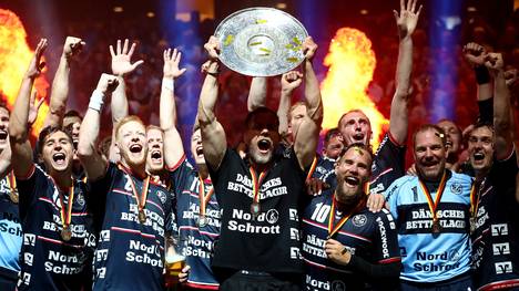 Zum zweiten Mal in der Geschichte der SG Flensburg-Handewitt schnappte sich das Team den Meistertitel