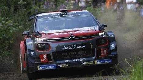Drei Prüfungsbestzeiten stellte Mads Östberg mit dem Citroen C3 WRC auf