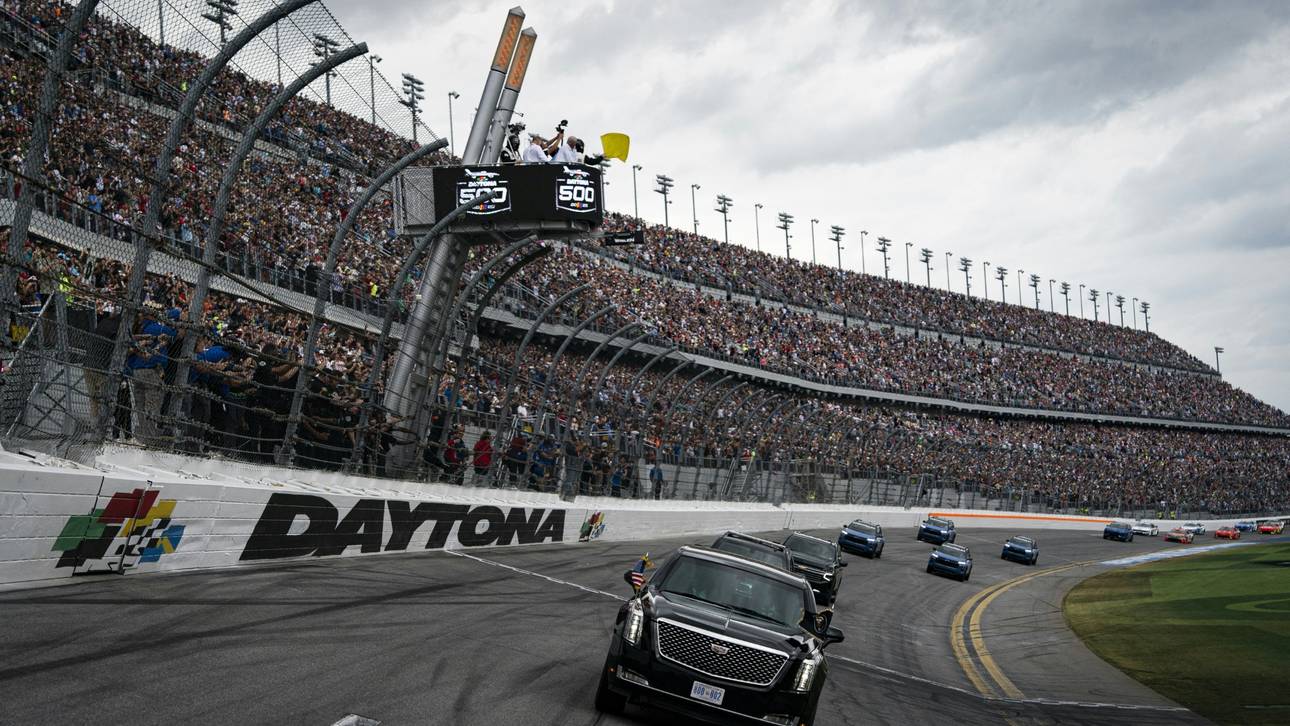 Beim Daytona 500: Nächste Sportinszenierung von Trump